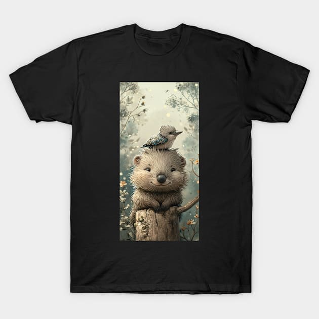 The wombat and the kookaburra! T-Shirt by TheWombatsDen